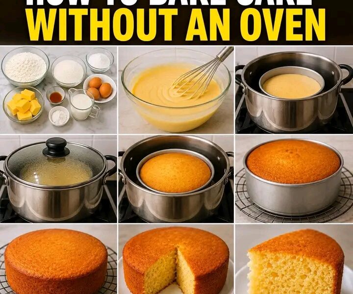 How to make cake without oven