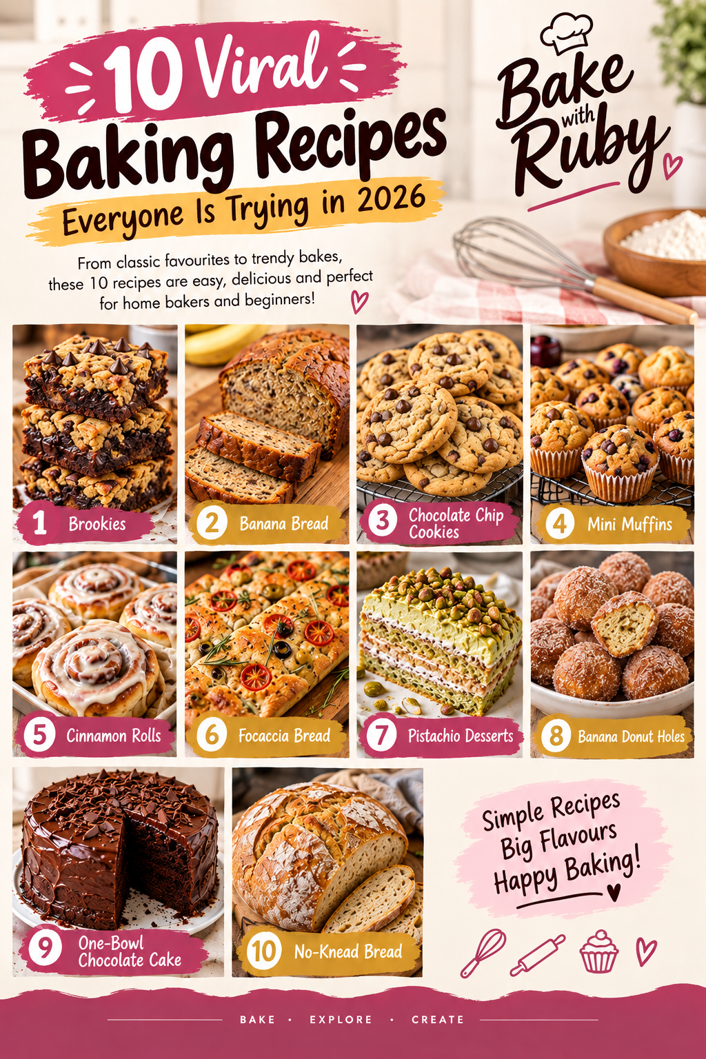 10 viral baking recipes everyone is trying in 2026